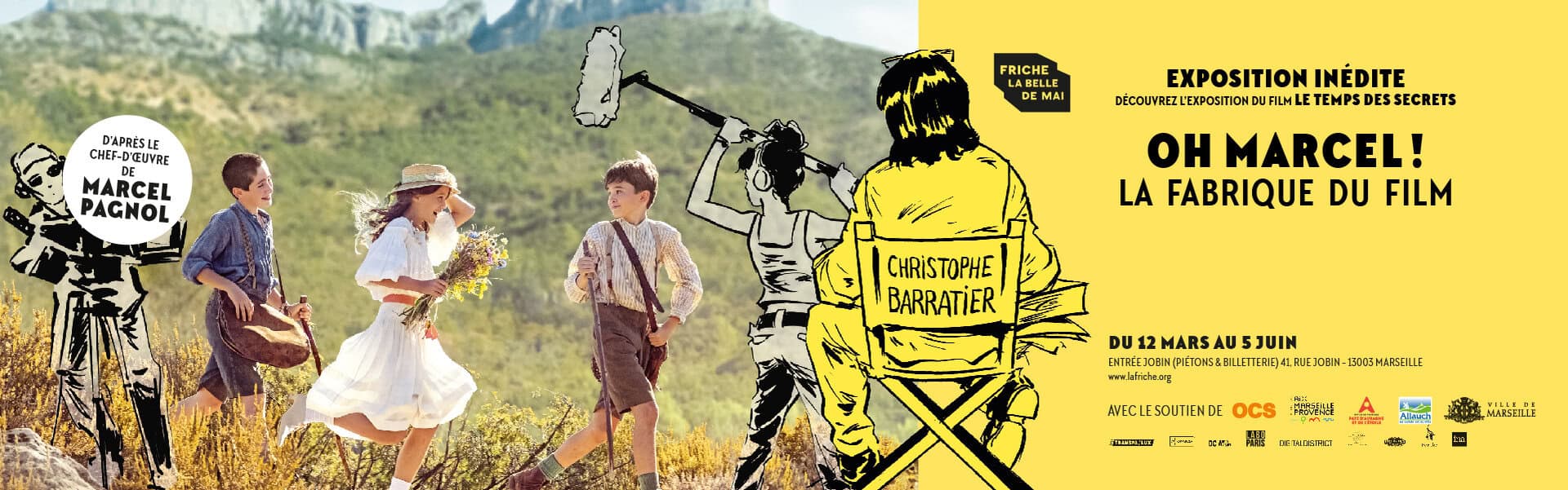 Découverte des secrets du cinéma avec l'exposition "Oh Marcel !" à La Friche jusqu’au 5 juin 2022.