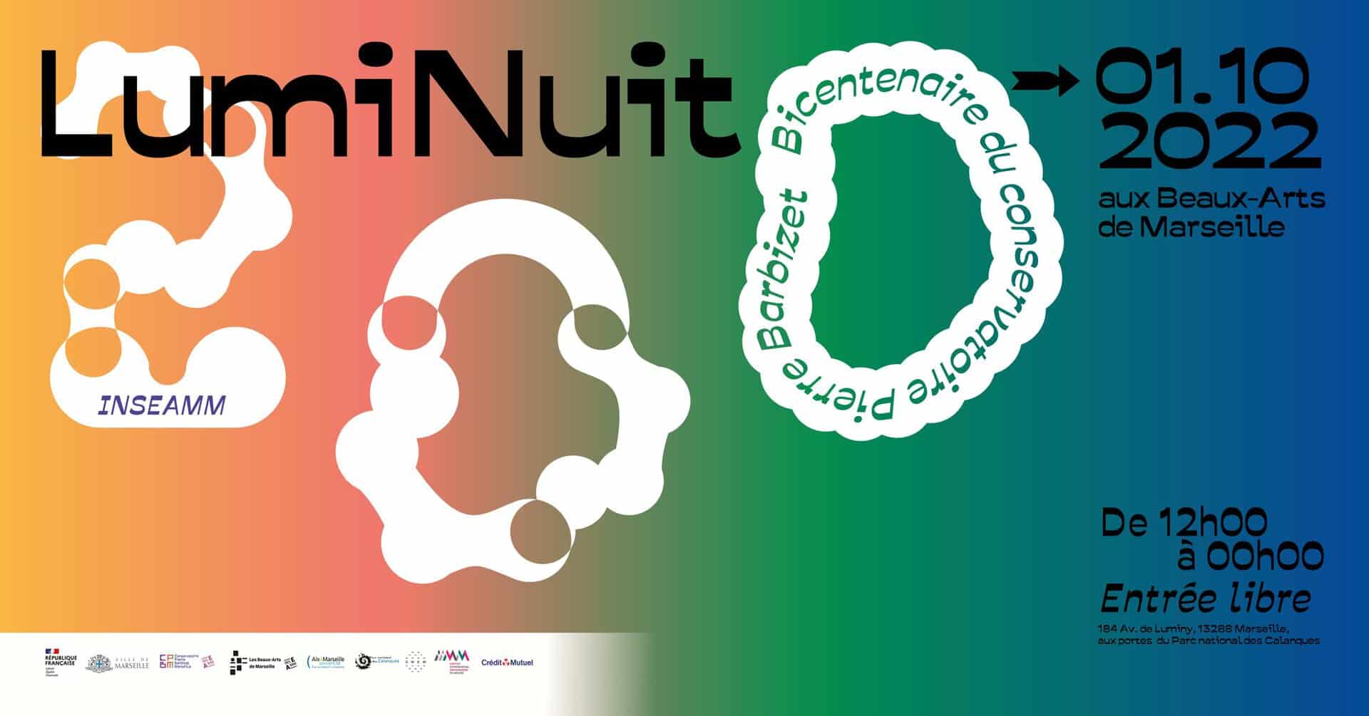 Concerts à Luminy le 1er octobre 2022, événement musical gratuit à Marseille.